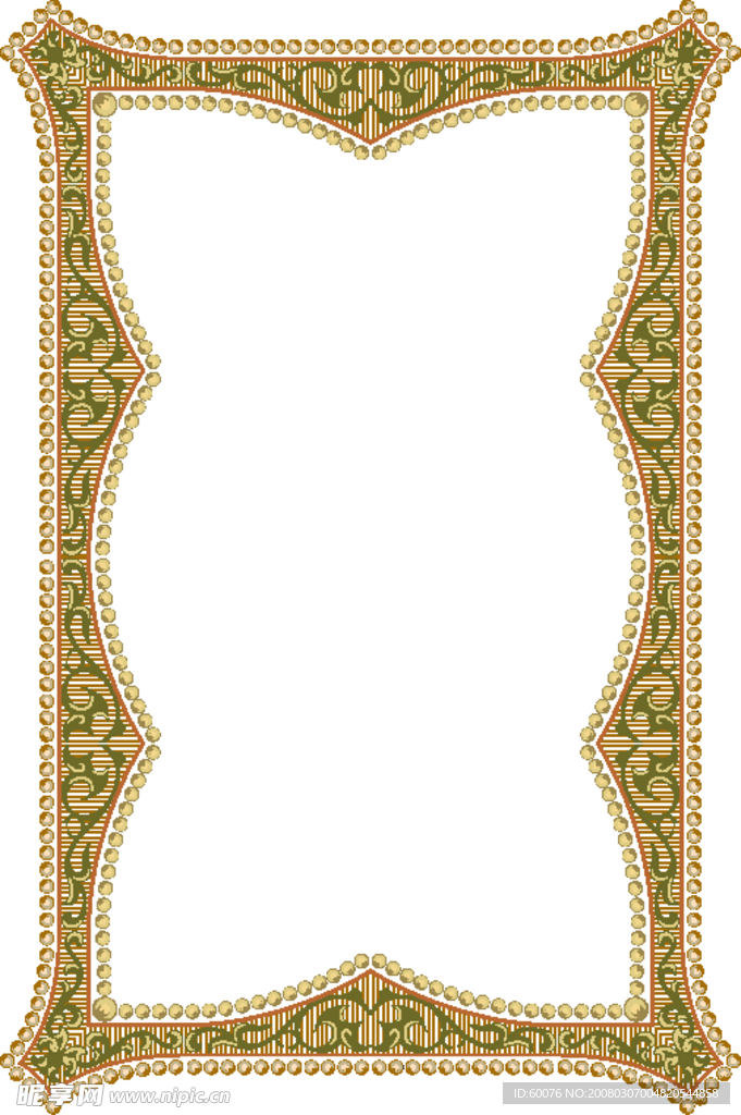矢量古典边框 花边 花纹