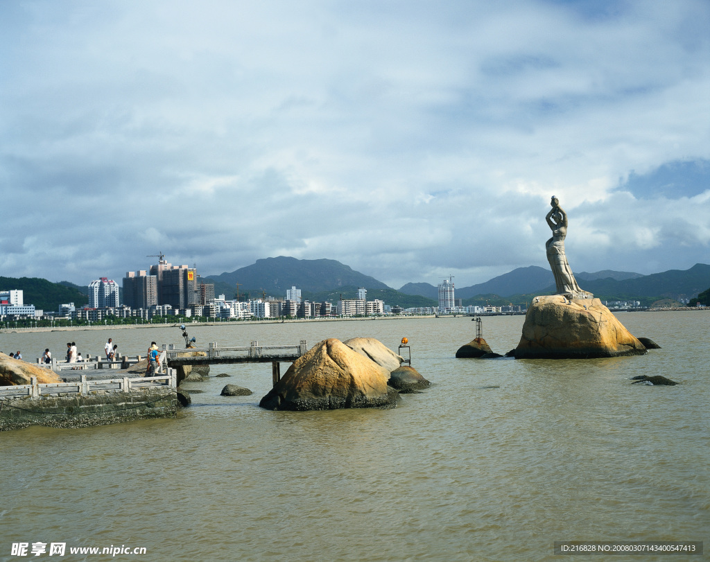 珠海城市素材，珠海海边景色