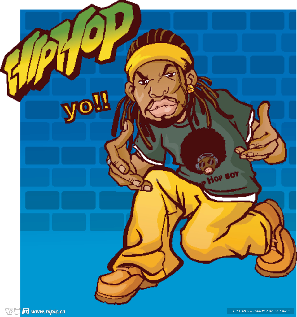 HIPTOP 跳舞人物