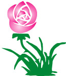 草丛中的花