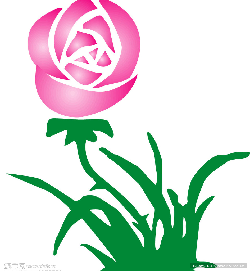 草丛中的花
