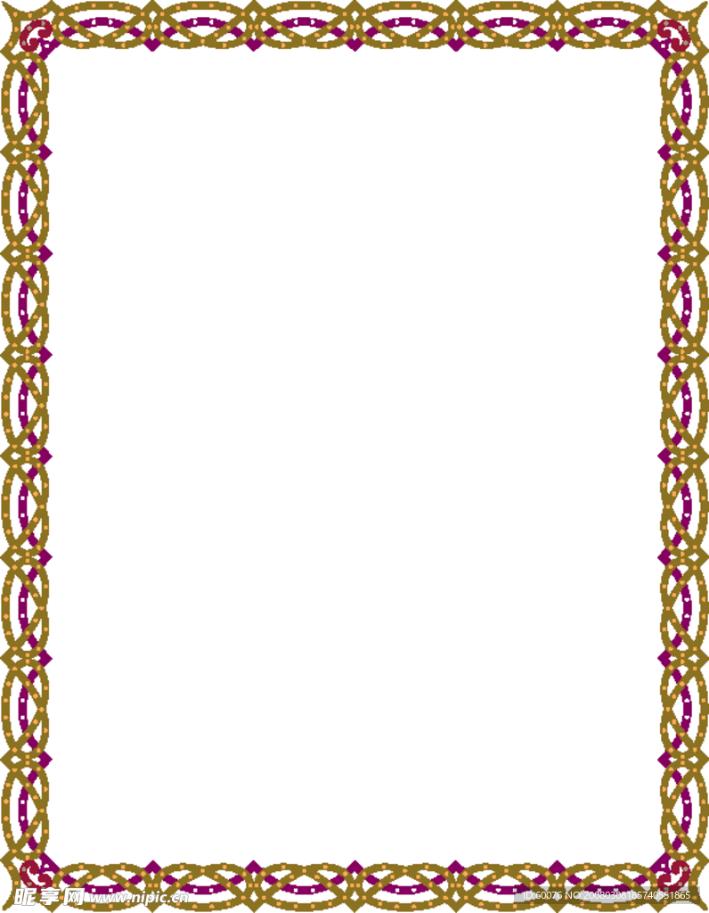 矢量古典边框 花边 花纹