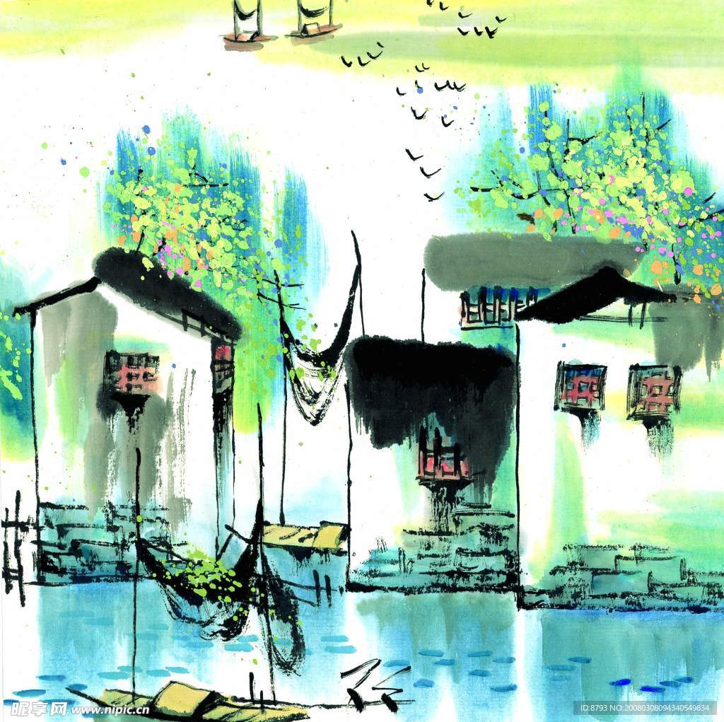 水彩画*春天系列
