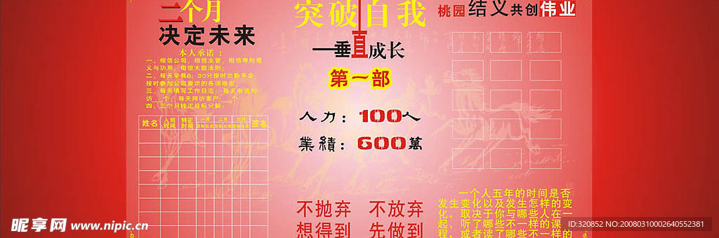 展板系列之三个月