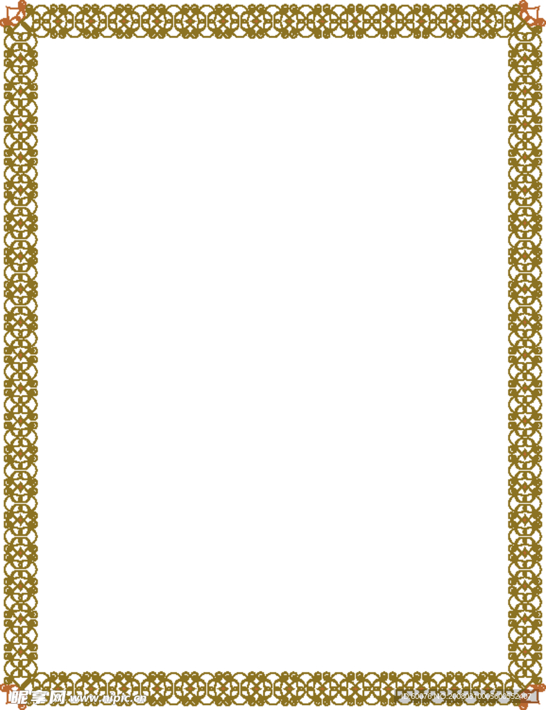 矢量古典边框 花边 花纹