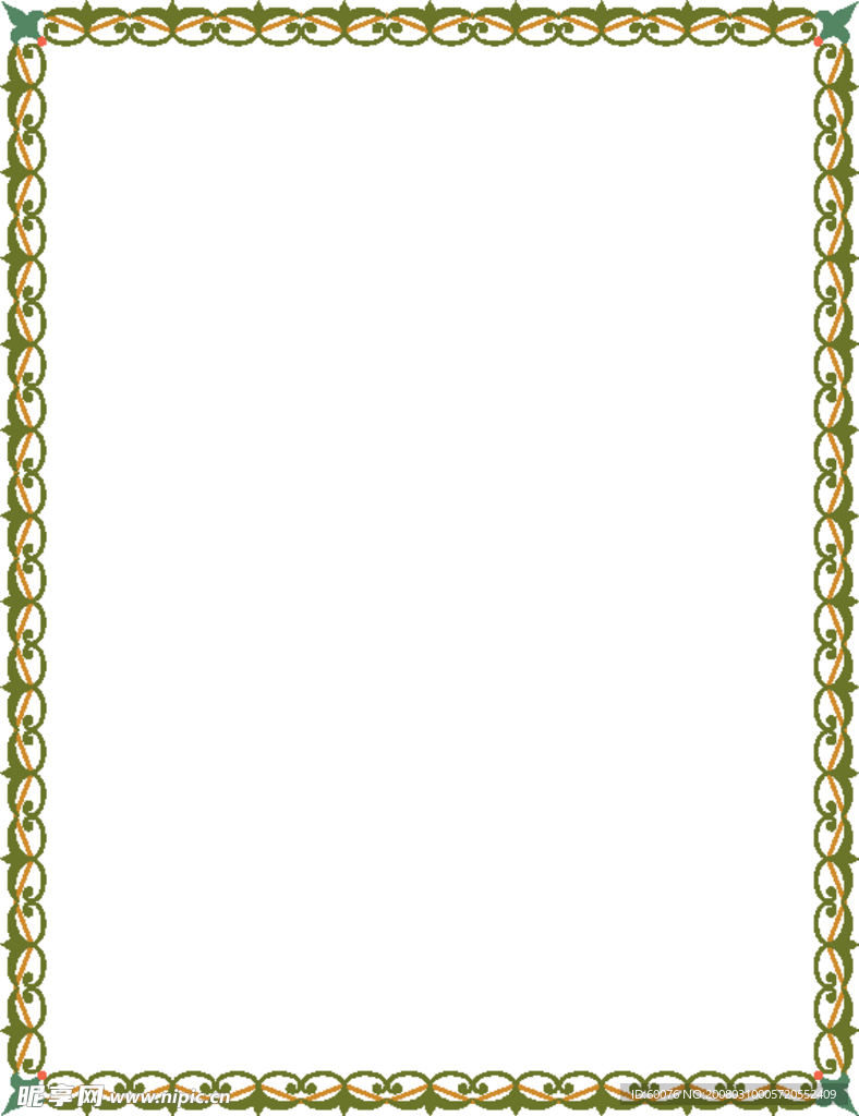 矢量古典边框 花边 花纹