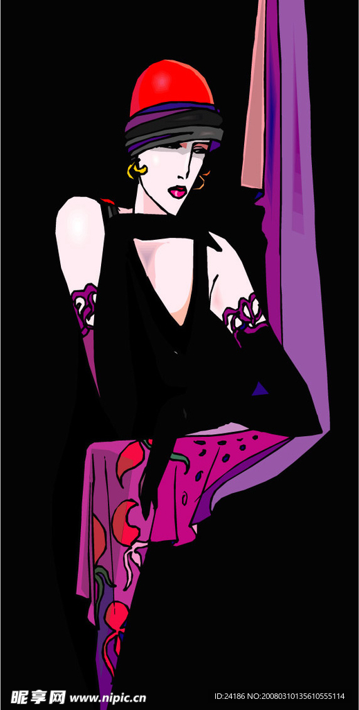 另类人物插画