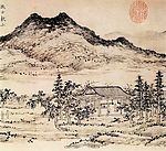 秀野图 国画