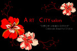 百合花与线描花卉背景矢量素材