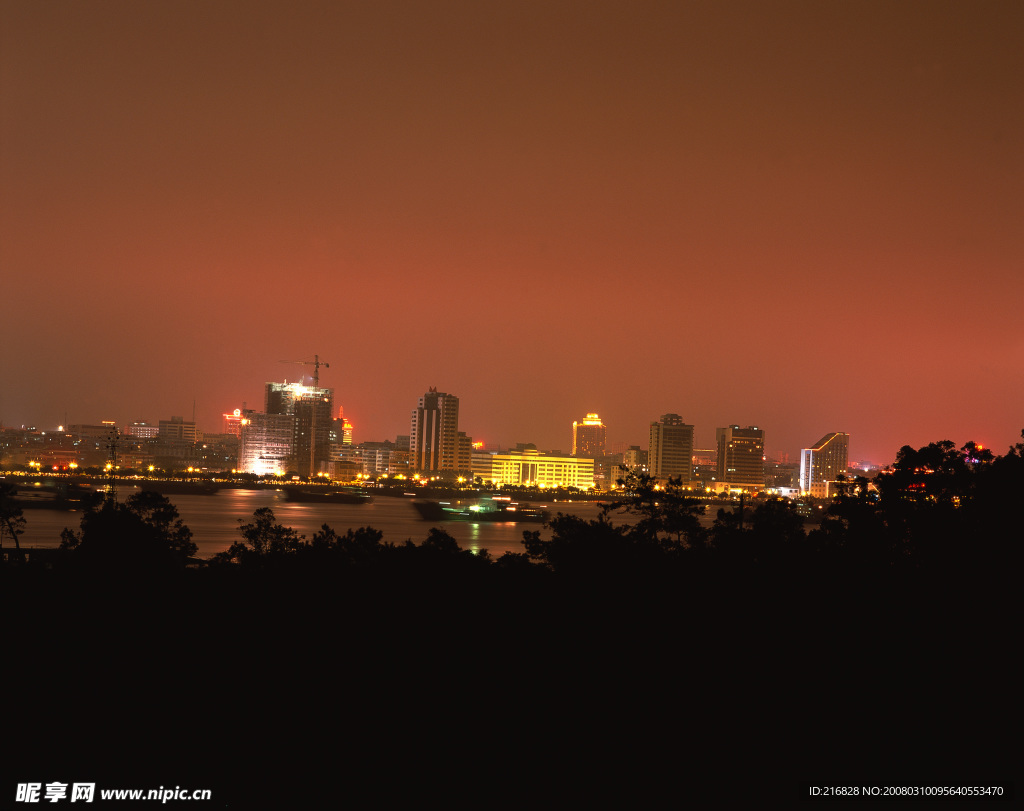 珠海城市素材，珠海夜景