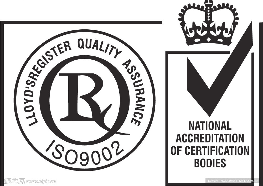 ISO9002矢量标志