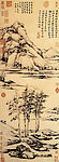 虞山林壑图 国画