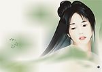 高清晰矢量古典美女