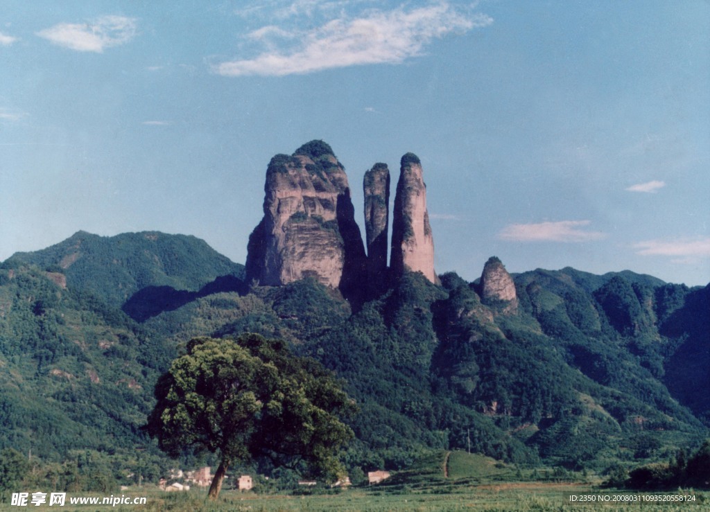 风景 山