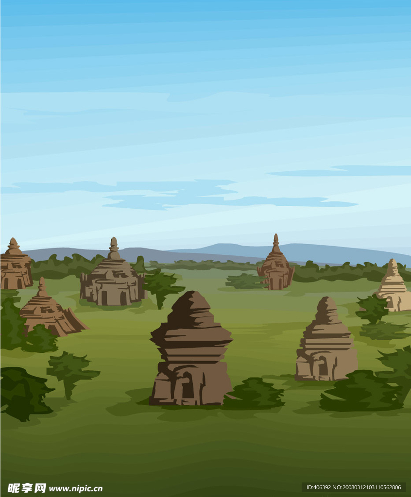矢量风景