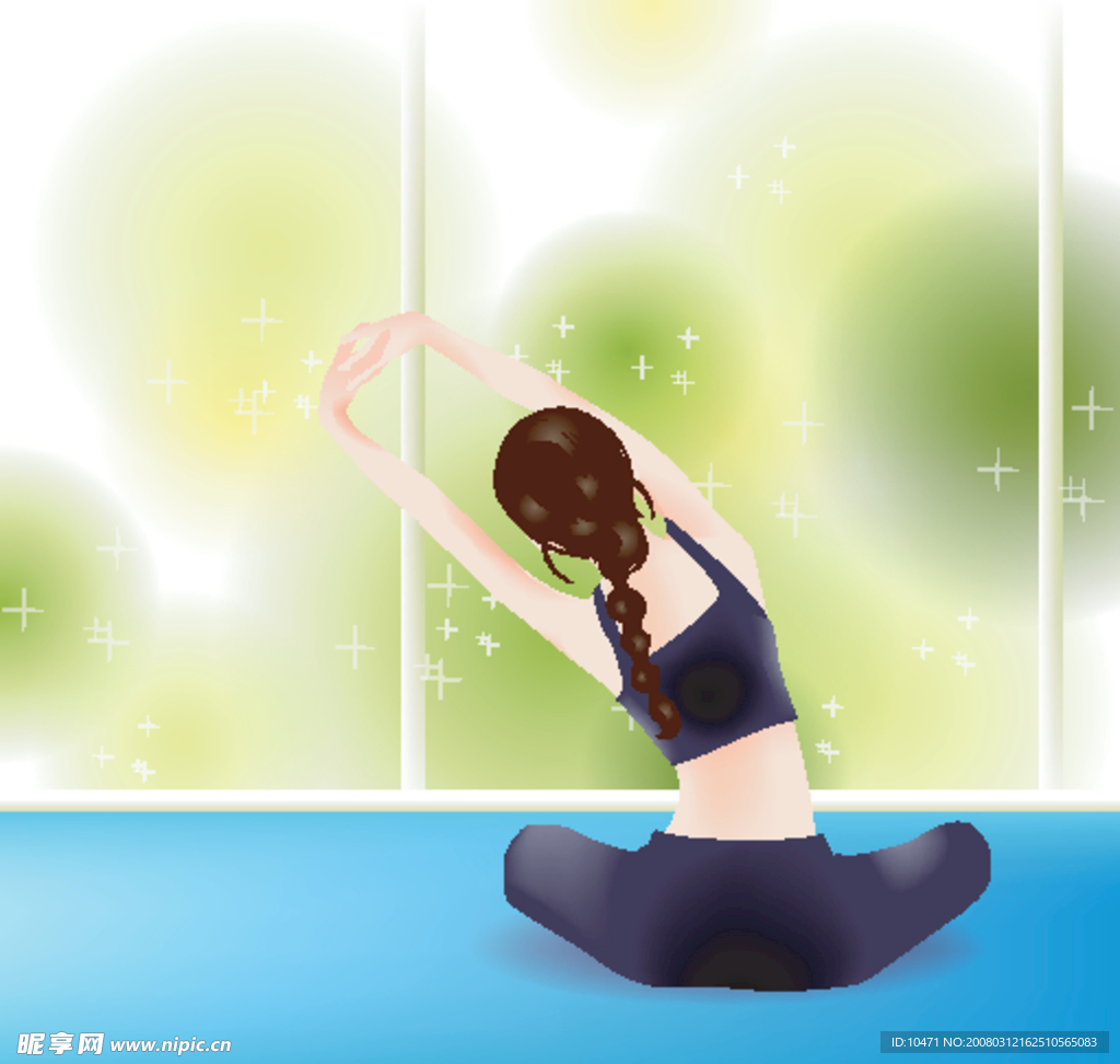 时尚漫画少女