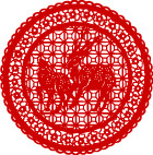 双鹿嬉戏