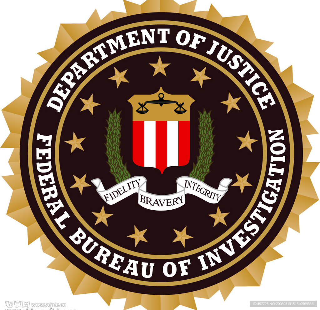 FBI徽标（精细）