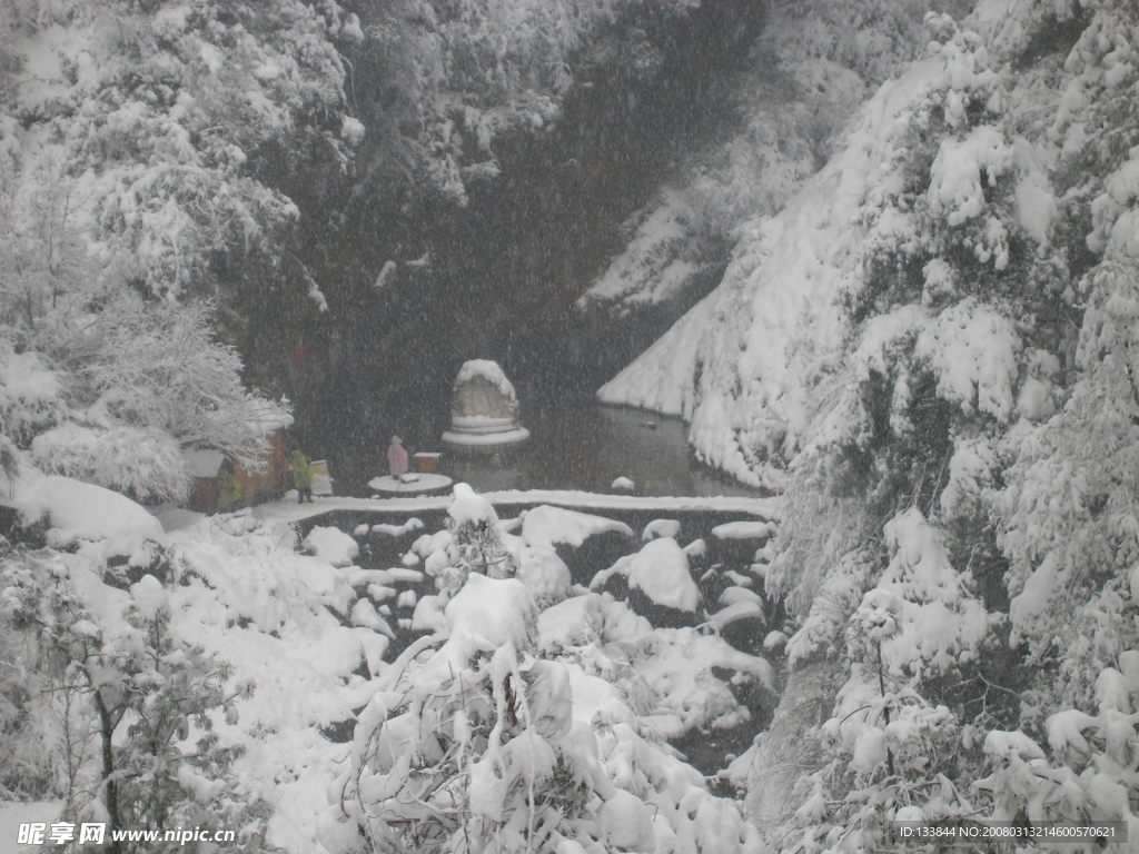 苍山雪景