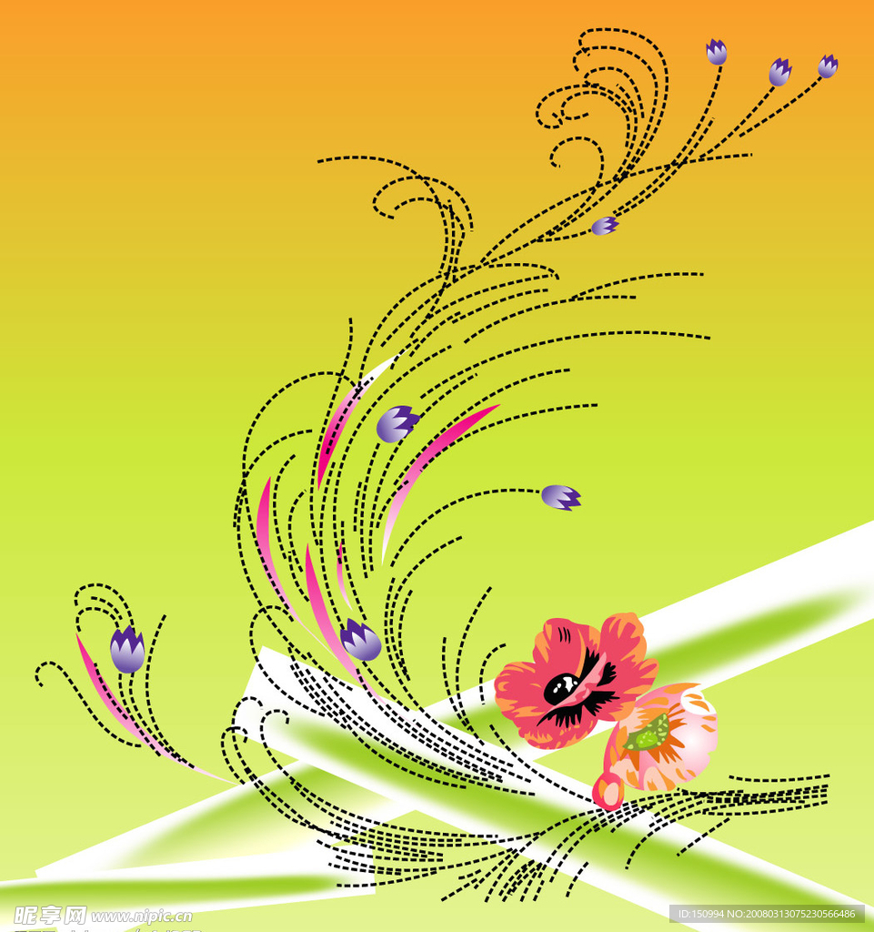 矢量花