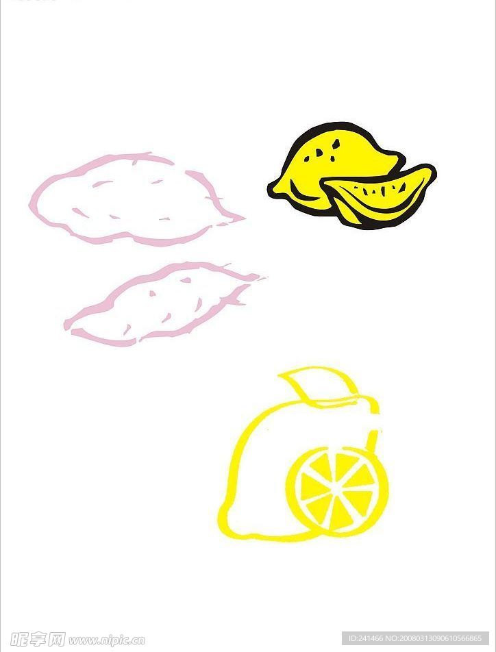 瓜果矢量图