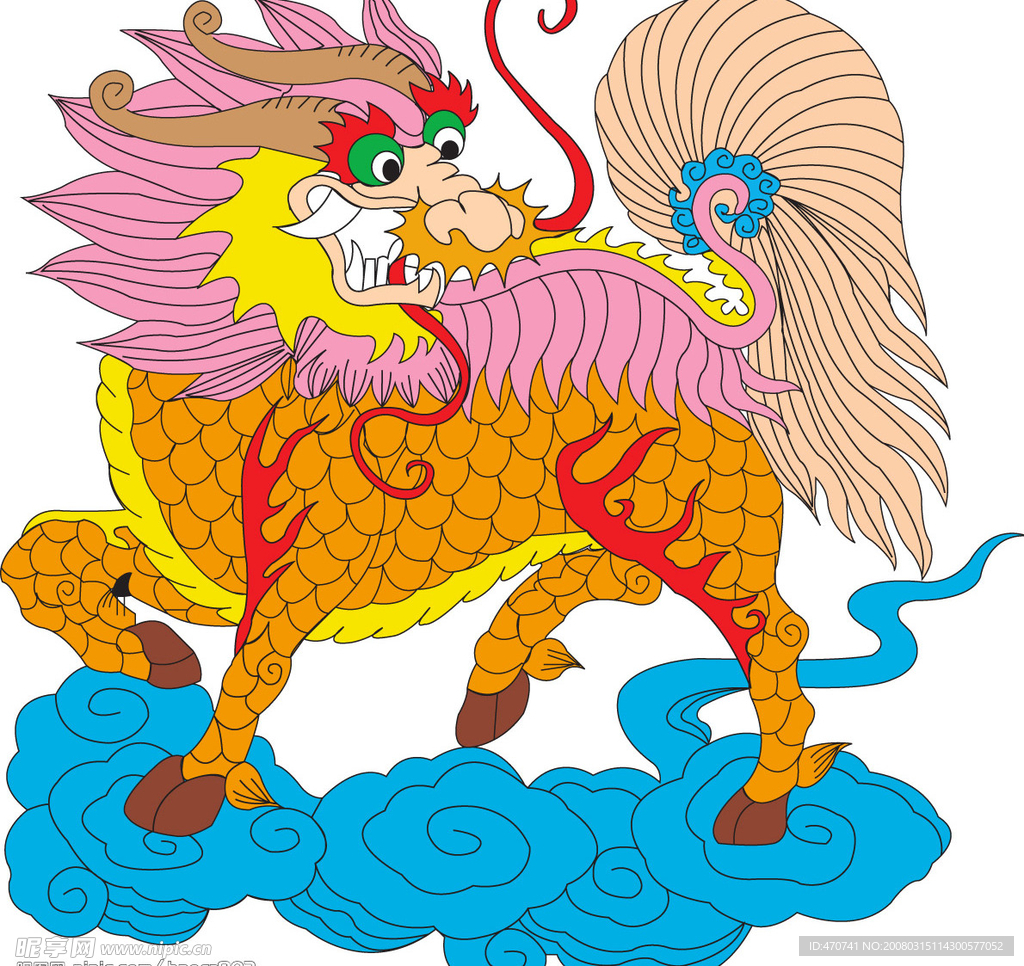 民间艺术 麒麟