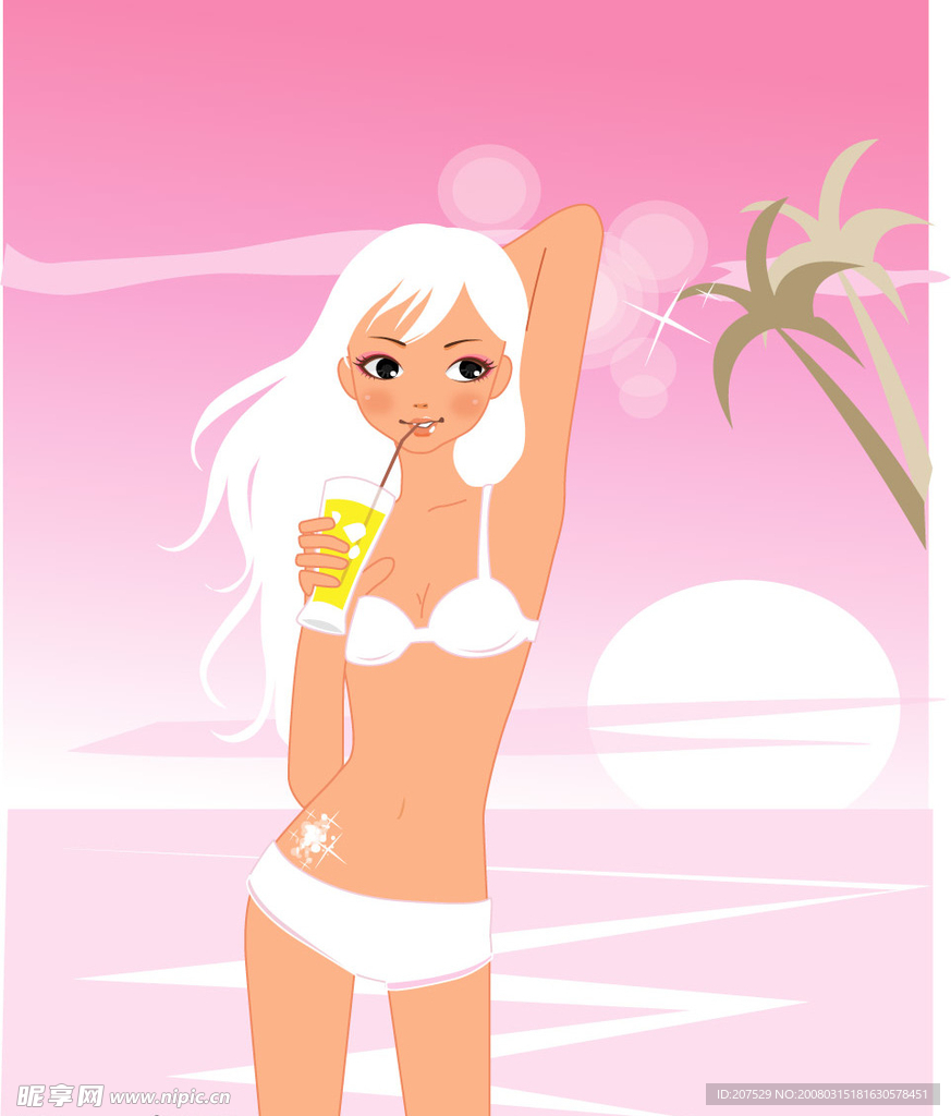 海边女孩