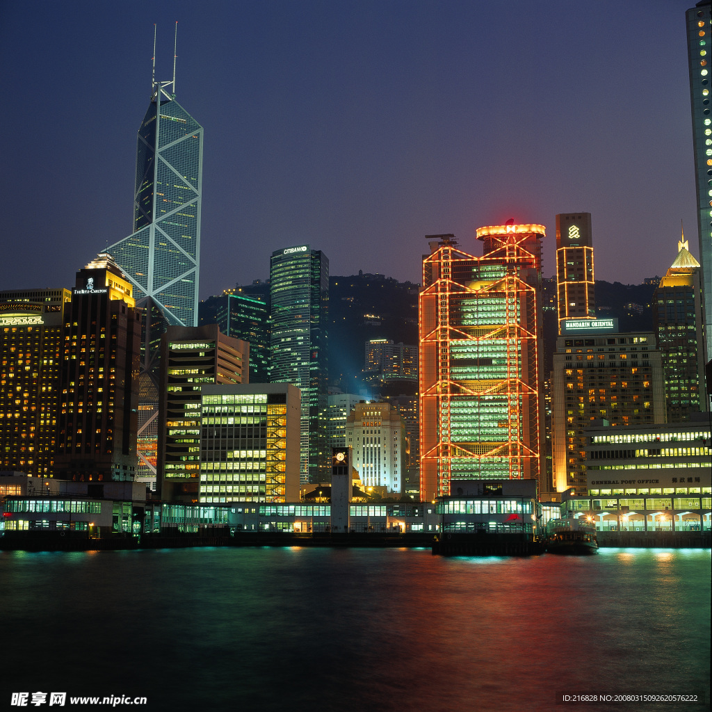 珠海城市风景，珠海夜景