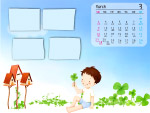 2008年儿童台历可爱版\03月图片