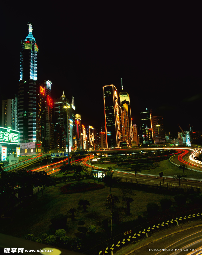 珠海城市风景，珠海夜景