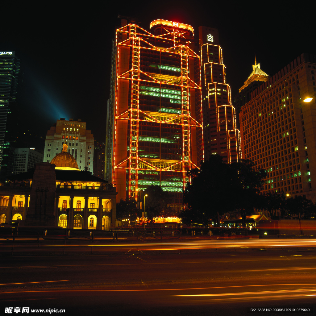 珠海城市风景，珠海夜景