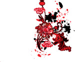 潮流花纹