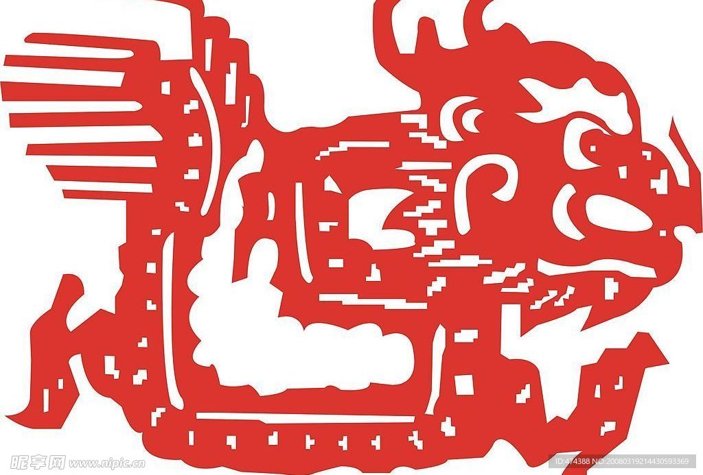剪纸龙