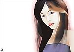 高清晰矢量精品美女素材
