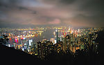 香港维多利亚夜景