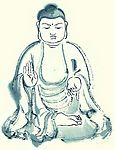 古典墨画人物素材