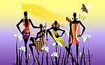 精美高精艺术壁纸系列——女人花