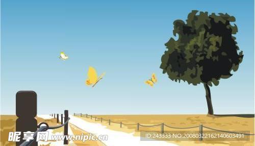 风景矢量图