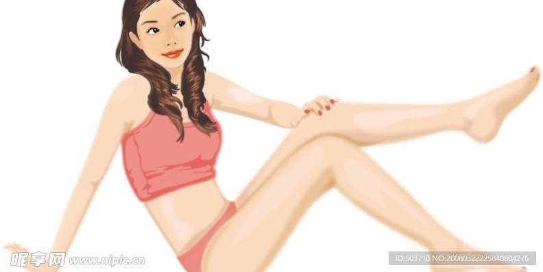 美女