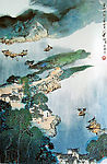 婺源景色山水国画