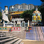 香港城市素材，香港寺庙
