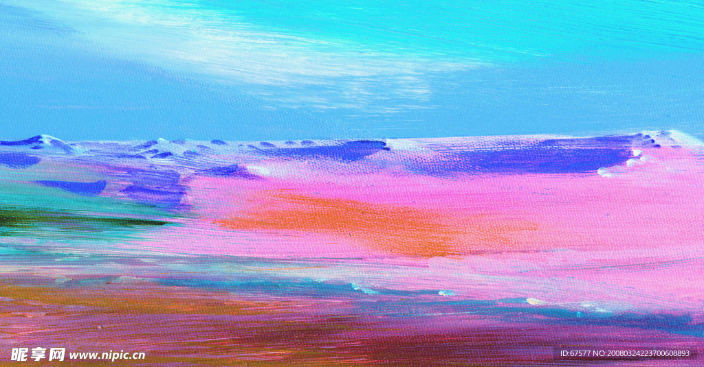 抽象油画