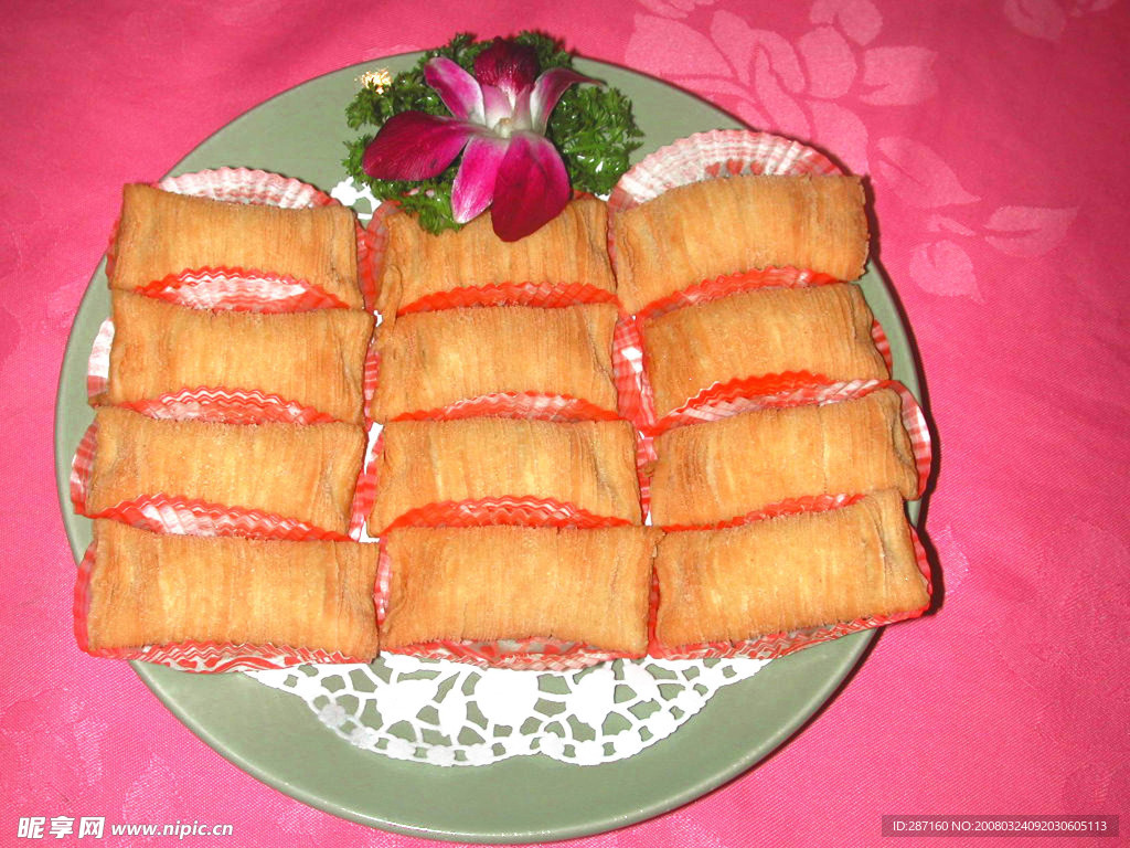 豆沙春卷