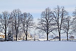 歐洲建築雪景