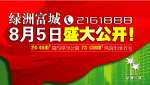 绿洲富城开盘报广告