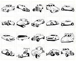 精品素材_复古Extremeclipart系列老爷车_3种格式