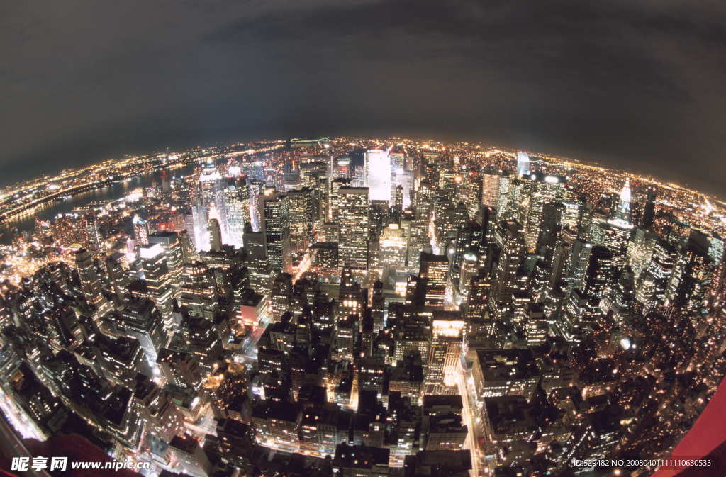 灿烂城市夜景