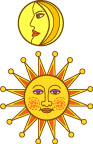 太阳和月亮
