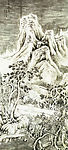 梁园积雪图 国画 山水