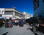 西藏城市素材，布达拉宫